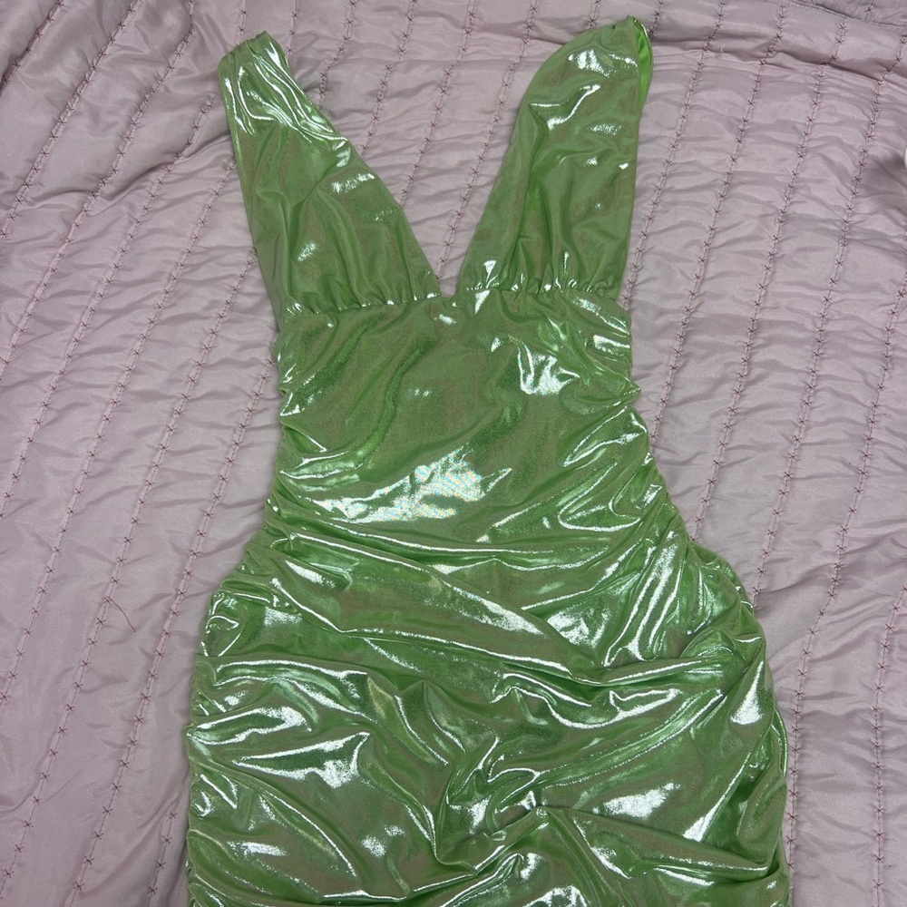 Super down Revolve Green Dress
